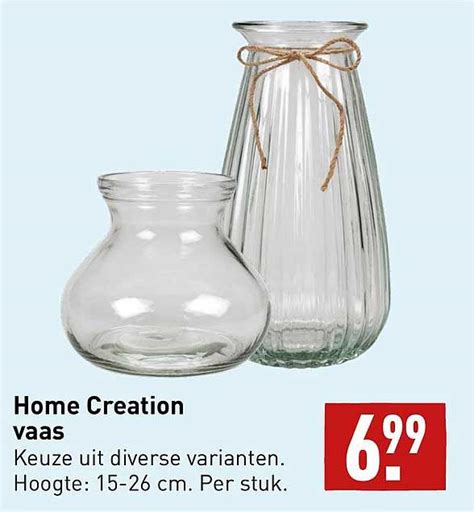 Home Creation Vaas Aanbieding Bij Aldi Folders Nl