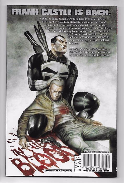 Punisher In The Blood Tpb Graphic Novel Marvel New Graphic