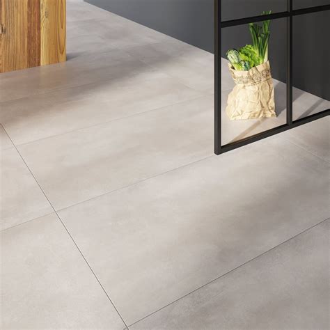 Gres Szkliwiony Street Soft Grey 31 X 62 Greenline Tiles Leroy Merlin