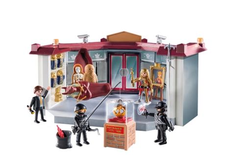 playmobil set  museum heist klickypedia