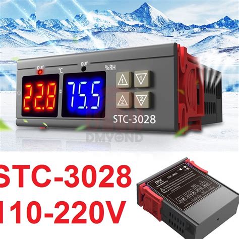 Jual Thermostat STC328 Termostat Hygrostat Digital Pengatur Suhu Dan