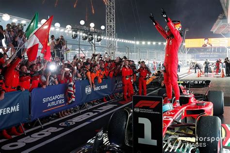 Carlos Sainz Win An Incredible Singapore GP