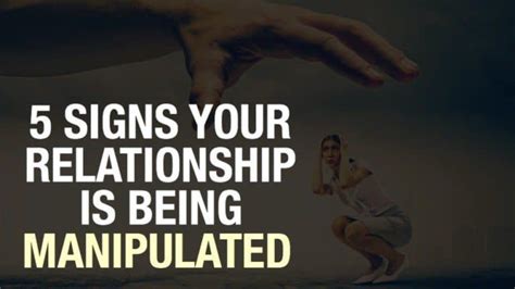 5 Signs Your Relationship Is Being Manipulated