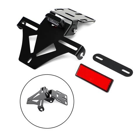 Universal Motorcycle Adjustable Angle License Number Plate Frame Holder