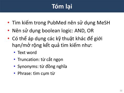 Tìm kiếm y văn trên PubMed ppt download