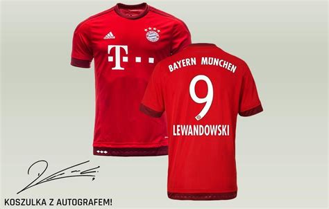 Adidas Koszulka Fc Bayern Monachium H Lewandowski Autograf