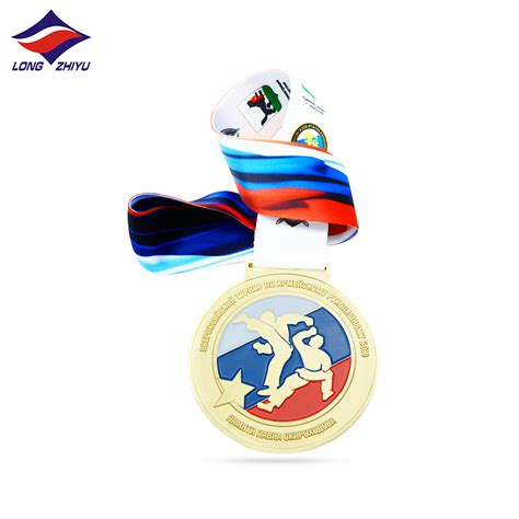 Longzhiyu Years Custom Metal Karate Medals Championship Award Medal