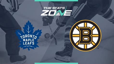 2019-20 NHL – Toronto Maple Leafs @ Boston Bruins Preview & Pick - The ...