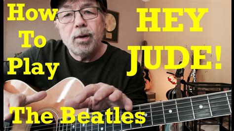 How To Play HEY JUDE The Beatles Plus Free Chord Charts YouTube