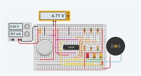 mq2 gas sensor circuit buzzer alarm » Hackatronic