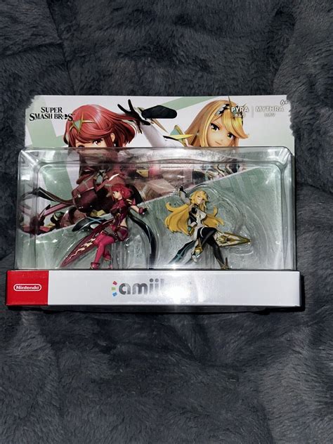 Super Smash Bros Pyra Mythra Amiibo 2 Pack Nintendo Switch In Hand Ebay