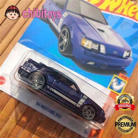 Jual HOTWHEELS 84 MUSTANG SVO UNGU 2022 ERROR CAT MUSCLE SPORT CAR