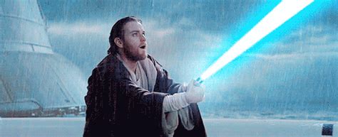 Obi Wan Kenobi Light Saber WiffleGif