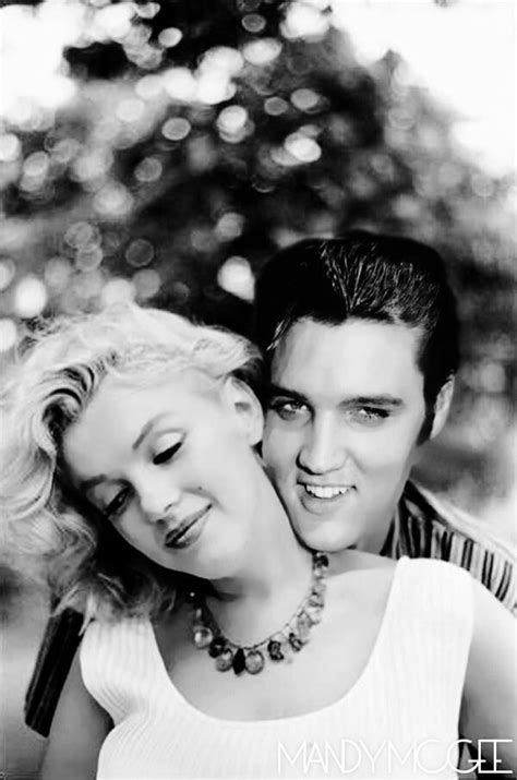 Elvis Presley and Marilyn Monroe | Marilyn monroe photos, Marilyn, Celebrities