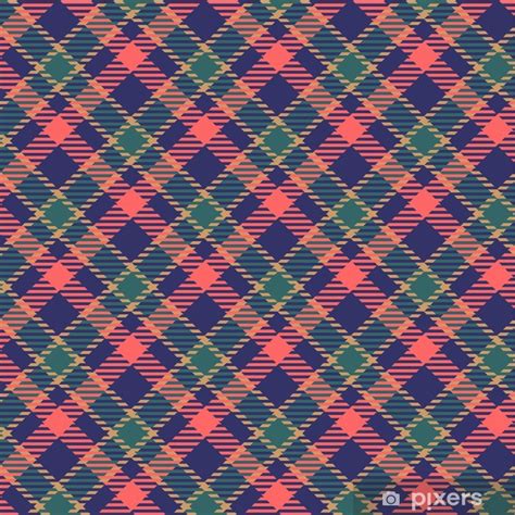 Wall Mural Seamless Tartan Pattern Pixersuk