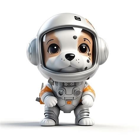 Premium Photo | A cartoon dog in a space suit