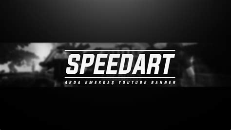 Youtube Banner Speedart 30 Arda Emekdaş 3000 Izlenmeye Doğru