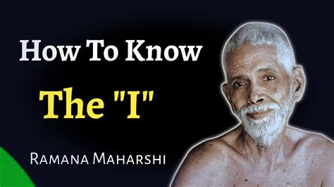 How To Know The I Ramana Maharshi Spiritual Audiobook YouTube