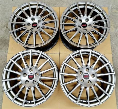 Jdm Subaru Wrx Sti Genuine Option 18 Inch 85j Wheels 4wheels Set Comp