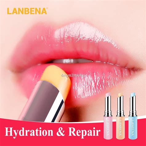 Lanbena Rose Hyaluronic Acid Temperature Change Lip Balm G