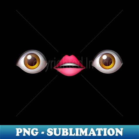 Shocked Emoji Eyes - Retro PNG Sublimation Digital Download - Inspire ...