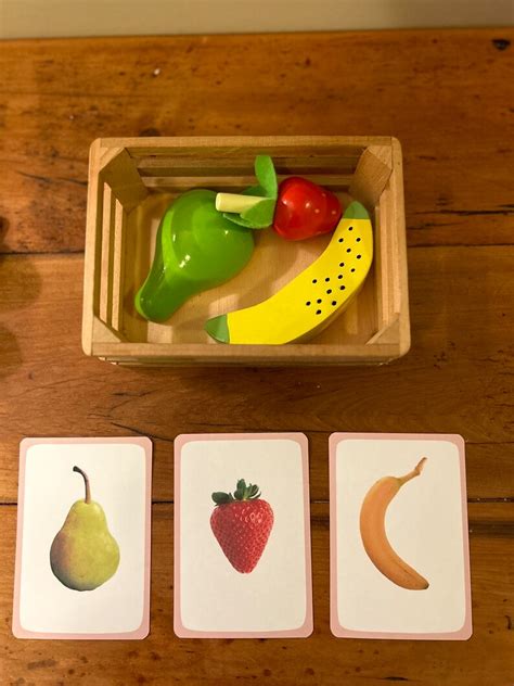 Fruit Flashcards Printable Montessori Flash Cards Fruit Etsy Australia