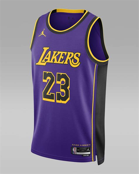 Los Angeles Lakers Statement Edition Mens Jordan Dri Fit Nba Swingman