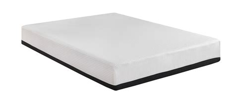 Emerald Home Cool Jewel Cream And Black Mattress With Gel Memory Foam Mattress Queen