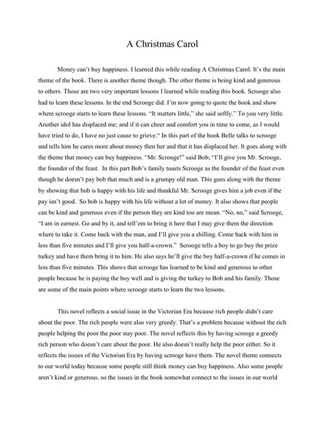 A Christmas Carol Stave 3 1
