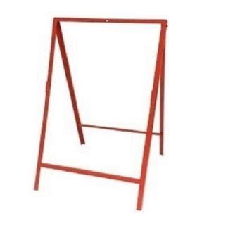 Orange Sign Stand A Frame Metal Folding Sign Stand