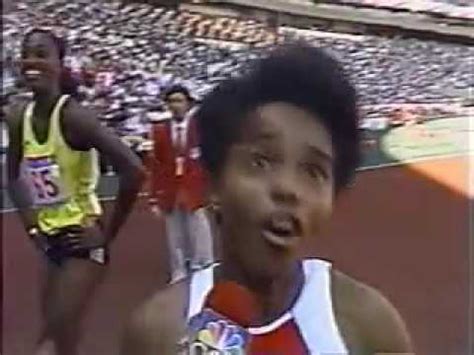 olympic womens  final florence griffith joyner youtube