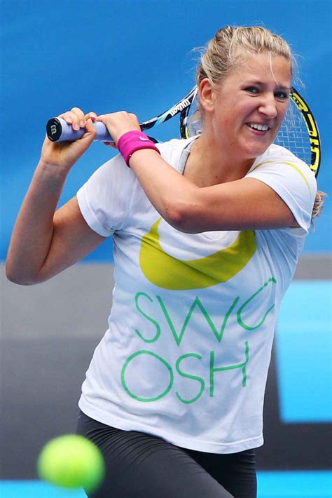 Victoria Azarenka – Practice Session in Melbourne, January 2015 ...