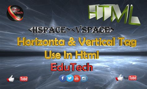 Learn How To Use Vspace And Hspace Html Tag On Image Edutech