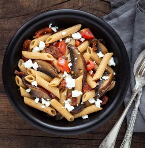 Portabello Mushroom Pasta MI Coop Kitchen