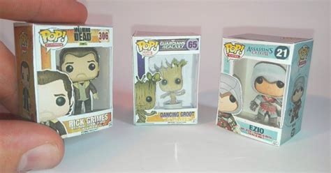 Funko Pop Miniature En Papercraft DIY