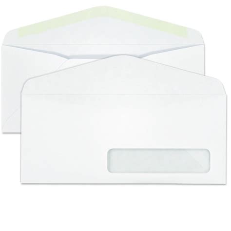 Clearance Temp Right Window Envelopes Lb White Wove No Diag