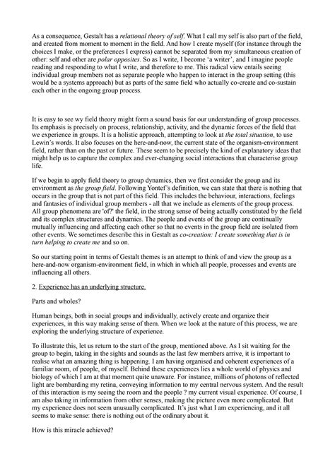 Gestalt Group Process Elements Uk 1