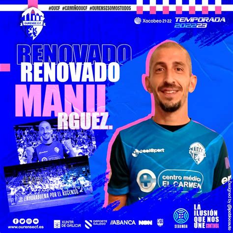 Manu Rodr Guez Renueva Con El Ourense Cf