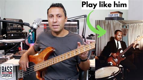 How To Play A Bit Like James Jamerson Motown Bass Lesson Youtube