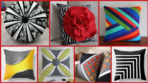 Stylish Fabric Cushion Designs Ideas Make Fabric Cushion At Home Youtube