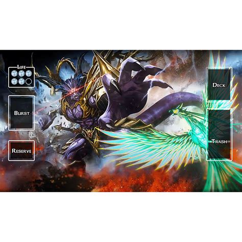 Battle Spirits Saga Tcg False Gods Playmat With Zones Magicians Circle