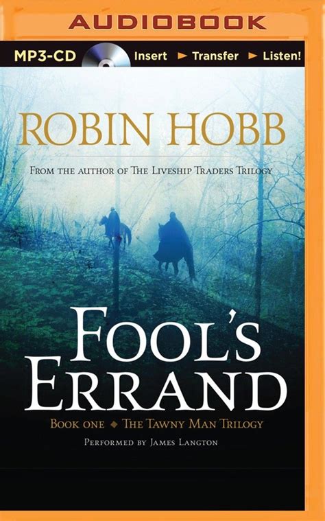 Fool S Errand The Tawny Man Trilogy 1 Robin Hobb James Langton