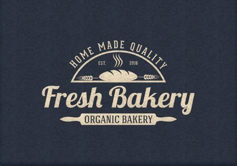 Business Logo Business Branding Bakery Emblem Logo Badge Fresh Bakery ...