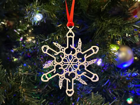 Snowflake Penis Ornament Etsy