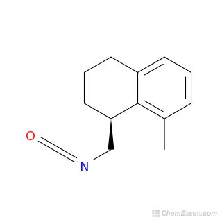 1 Isocyanatomethyl 8 Methyl 1 2 3 4 Tetrahydronaphthalene Structure