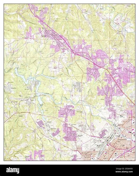 Map Of Adamsville Hi Res Stock Photography And Images Alamy