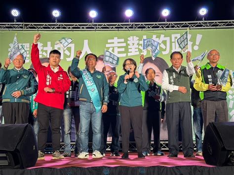 蕭美琴台中首場造勢！助選謝志忠 爆棚創綠營紀錄 政治焦點 太報 Taisounds