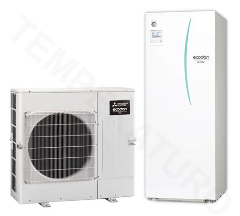 Wärmepumpe 9 kW Mitsubishi Eco Komplettsystem TEMPERATURO