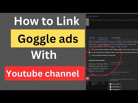 Google Ads Account Linking Youtube L How To Link Google Ads In