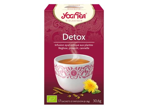 Yogi Tea Infusion Detox 17 Sachets Paraphamadirect